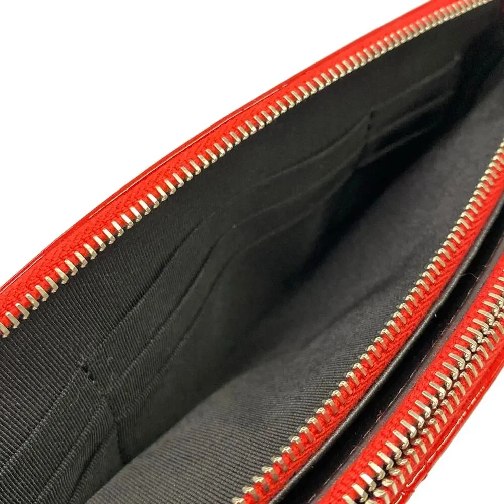 Chanel Matelasse Other Style Wallet Red Black